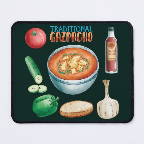 Item preview, Gazapcho Soup Bowl Recipe designed and sold by Alicia Chee.