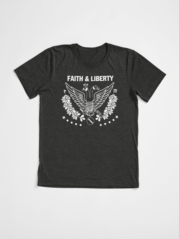 Thumbnail 3 of 7, Tri-blend T-Shirt, Faith & Liberty Band Style designed and sold by faithandliberty.