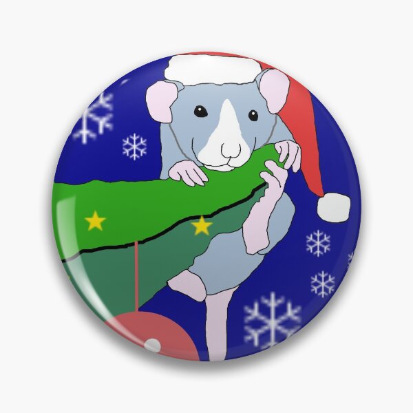 Item preview, The Christmas Tree Rat designed and sold by mindgoop.