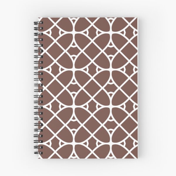 Item preview, Brown and White Geometric Shape Pattern Ovals 2021-2022 Trending Color - Colour- Shade- Hue Pantone Root Beer 19-1228 designed and sold by ColorOfTheYears.