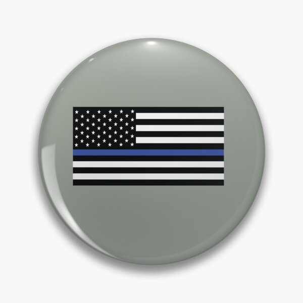 Item preview, Thin Blue Line Police Flag designed and sold by Sheepherder120.