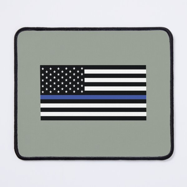 Item preview, Thin Blue Line Police Flag designed and sold by Sheepherder120.