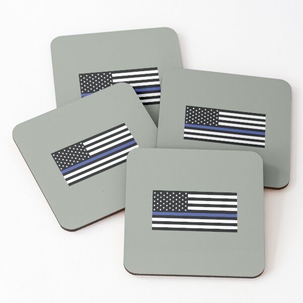 Item preview, Thin Blue Line Police Flag designed and sold by Sheepherder120.