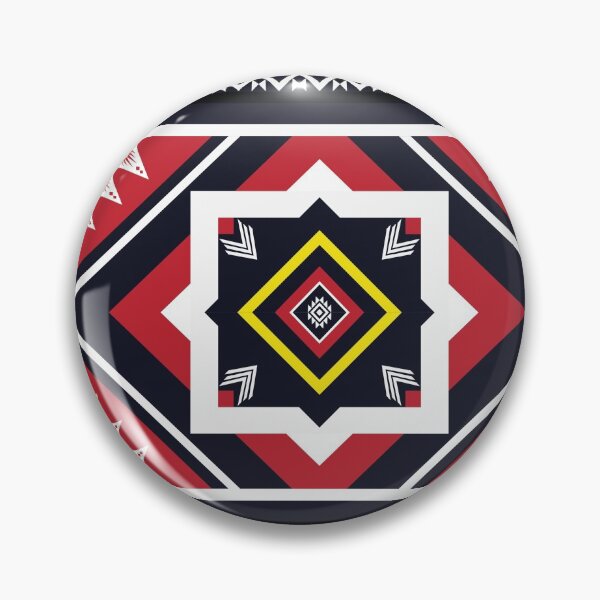 Item preview, colorful ethnic geometric pattern designed and sold by GeomePattern.