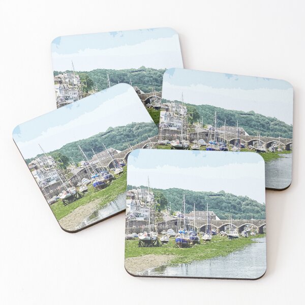 Item preview, Looe Cornwall art gift. England UK designed and sold by BarbaraGlebska.