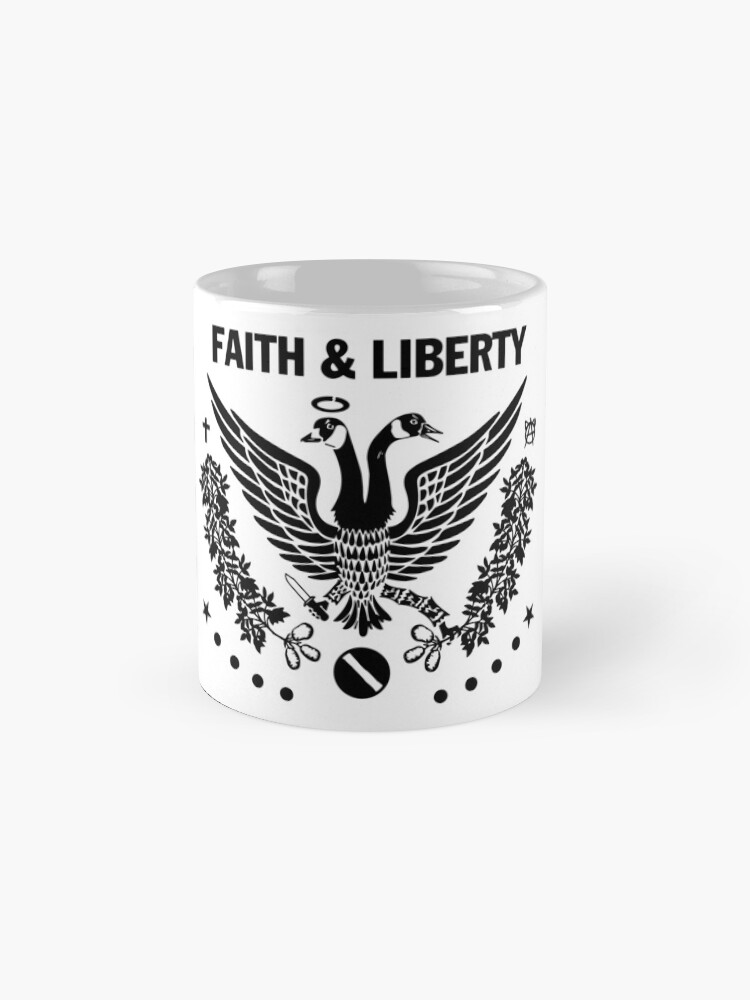 Thumbnail 4 of 6, Coffee Mug, Faith & Liberty Band Style designed and sold by faithandliberty.