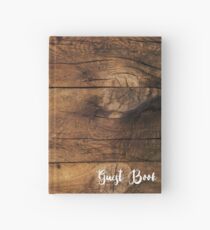 Faux Brown Barn Holz Hochzeit Gästebuch Notizbuch