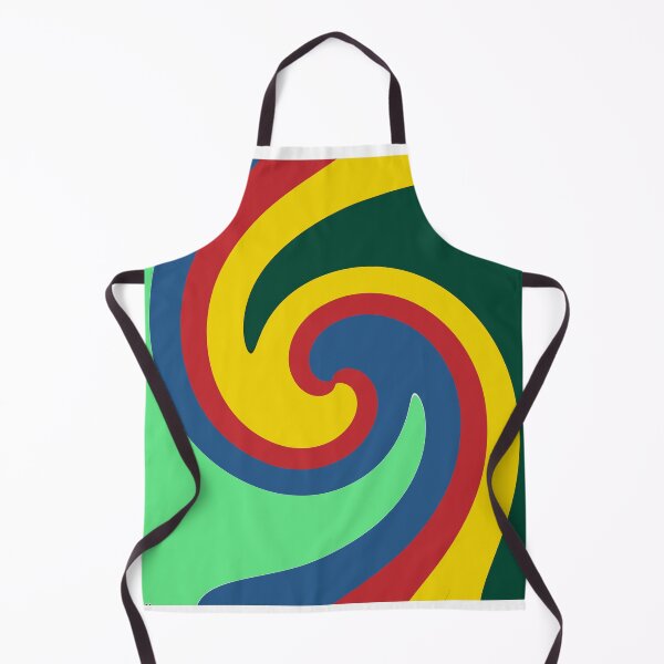 Item preview, Green, Blue, Yellow, Red Swirl designed and sold by Quilar.
