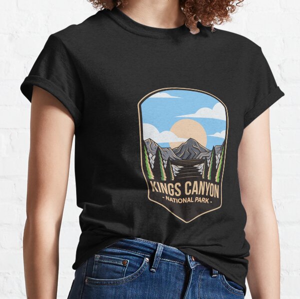 Kings Canyon National Park, For Mountain Lovers, Camping Lovers Classic T-Shirt