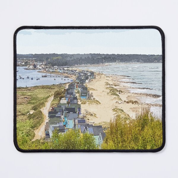 Item preview, Mudeford Dorset art gift. England UK designed and sold by BarbaraGlebska.