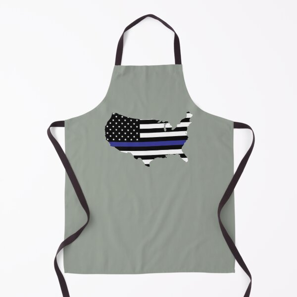 Item preview, Thin Blue Line Police USA Flag designed and sold by Sheepherder120.