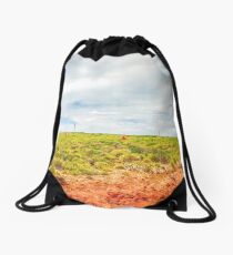 Nature always wears the colors of the spirit. Drawstring Bag