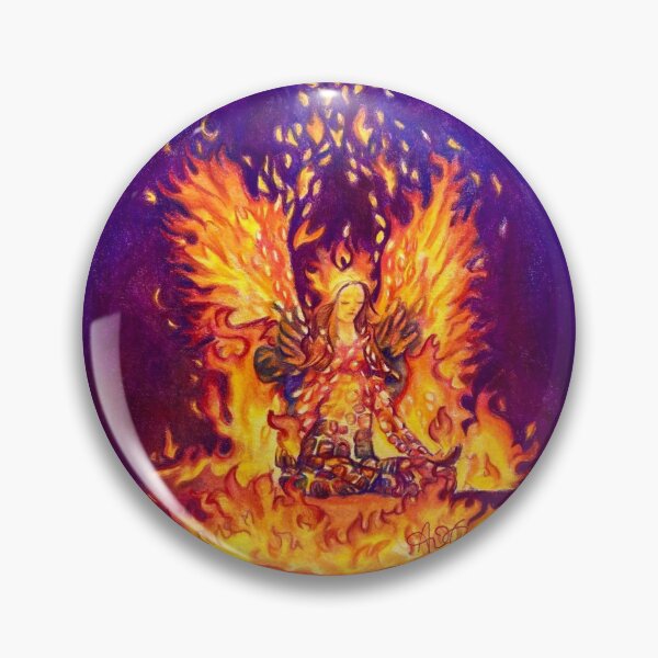Item preview, Calm Phoenix Burning Flames designed and sold by marsunicornio.