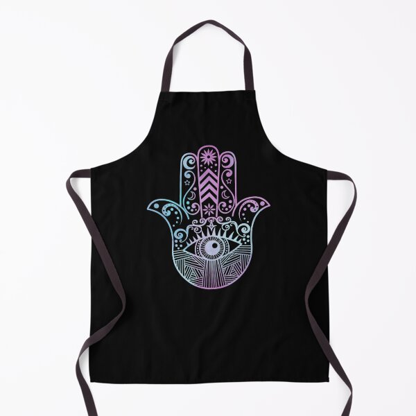 Item preview, Hamsa Hand Purple and Blue Watercolor designed and sold by JannaSalak.