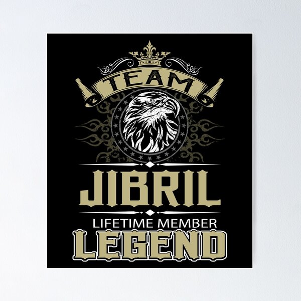 Item preview, Jibril Name T Shirt - Jibril Eagle Lifetime Member Legend 2 Gift Item Tee designed and sold by cattontawn.