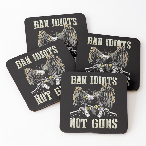 Item preview, Ban Idiots Not Guns Shirt designed and sold by nrackpenra.