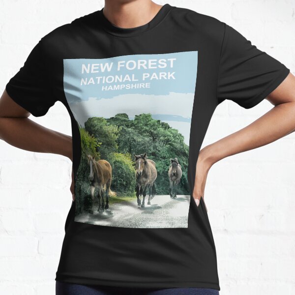 Item preview, New Forest Ponies, National Park Hampshire England uk. designed and sold by BarbaraGlebska.