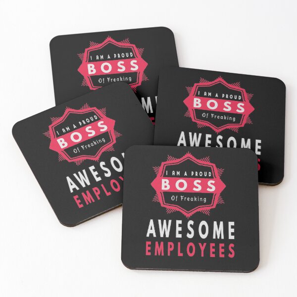 Item preview, I Am A Proud Boss Of Freaking Awesome Employees designed and sold by FridPix.