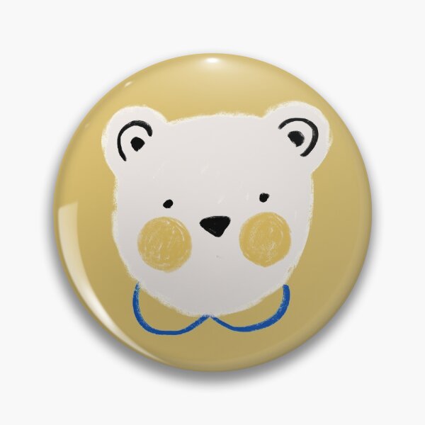 Item preview, White bear with checks designed and sold by Irene-Creator.
