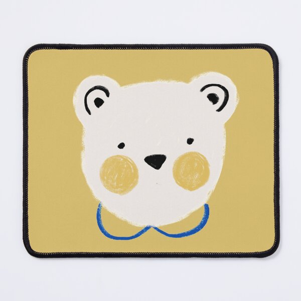 Item preview, White bear with checks designed and sold by Irene-Creator.