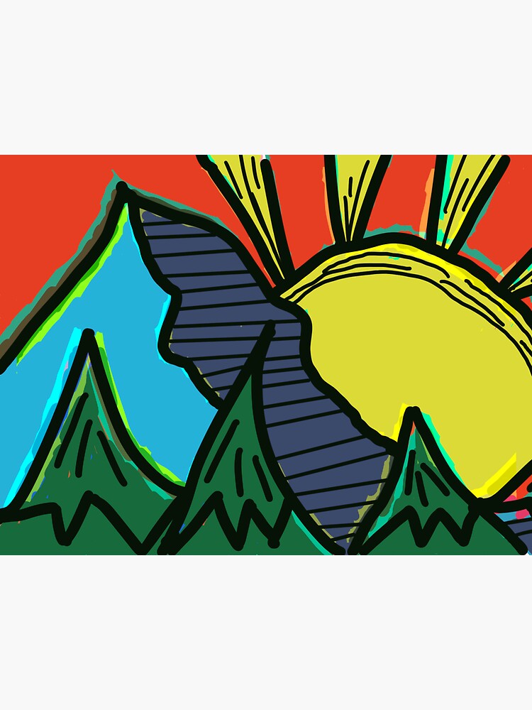 Thumbnail 3 of 3, Sticker, Remembering Tahoe designed and sold by Patrickneeds.