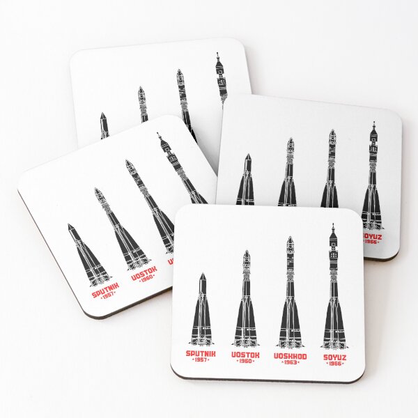Item preview, Sputnik Vostok Voskhod Soyuz missiles Soviet Union Russia designed and sold by Mila1946.
