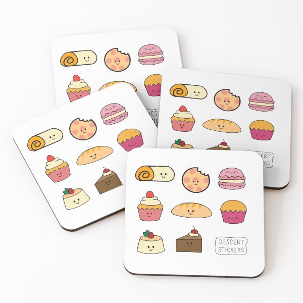 Item preview, Cute Desserts stickers designed and sold by TaraEssam.