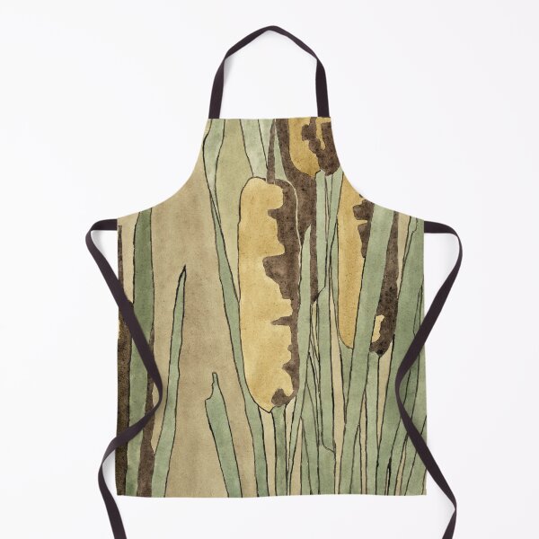 Item preview, Cattail Plant, (1915) By Hannah Borger Overbeck designed and sold by Yeldiz.