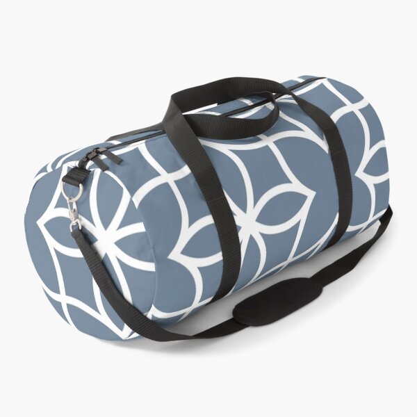Item preview, Blue and White Minimal Line Art Pattern 4 2021-2022 Autumn/Winter Trending Color - Hue- Shade- Colour Pantone Spring Lake 18-4221 designed and sold by ColorOfTheYears.