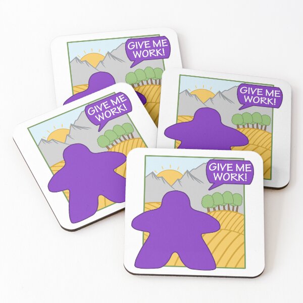 Item preview, Worker Placement Meeple Purple Player designed and sold by Milizabeth.
