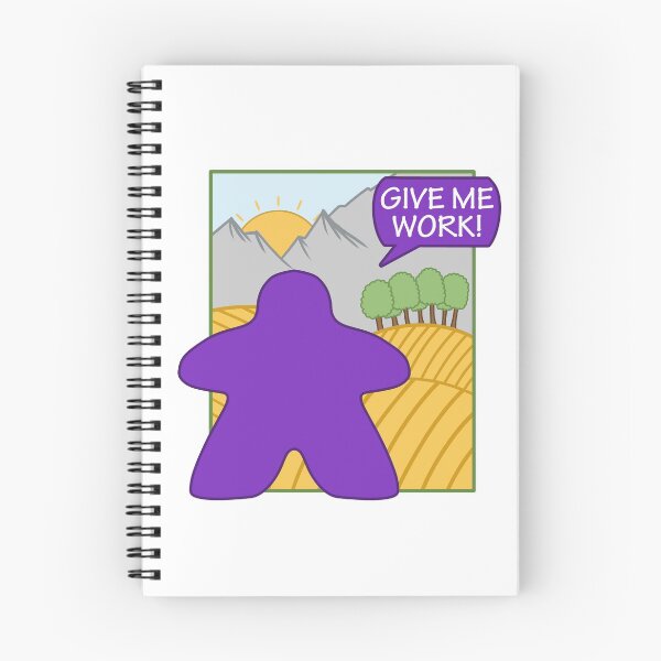 Item preview, Worker Placement Meeple Purple Player designed and sold by Milizabeth.