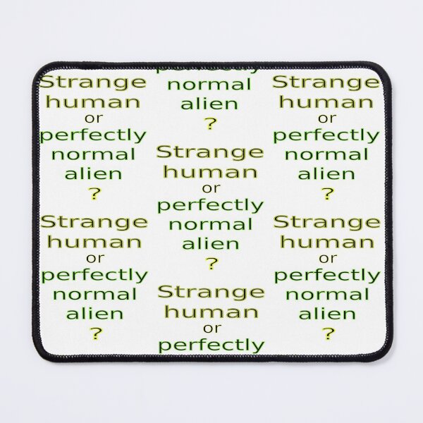 Item preview, strange human designed and sold by CottagePop.