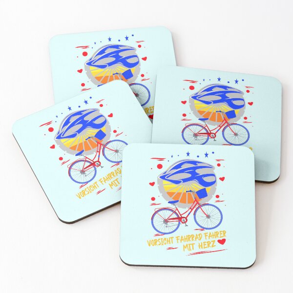 Item preview, Caution bicycle riders with a heart designed and sold by vibeno1.