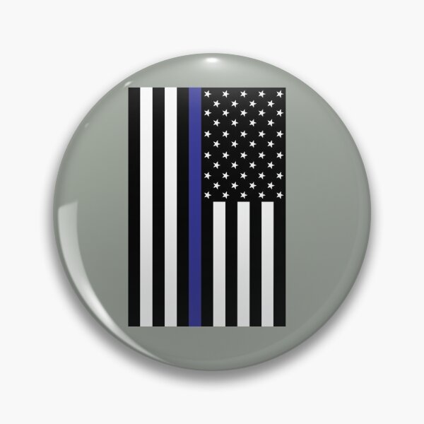 Item preview, Thin Blue Line Police Flag designed and sold by Sheepherder120.