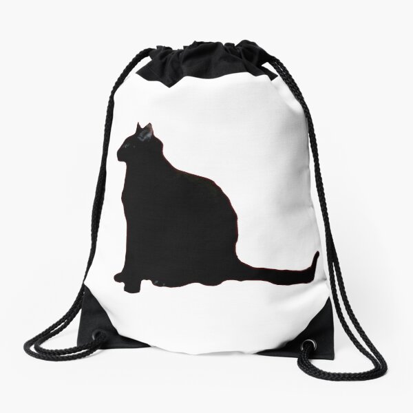 IF YOU LOVE A BLACK CAT Drawstring Bag