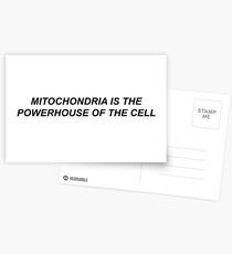 Mitochondrien ist das Kraftpaket der Zelle Postkarten