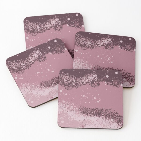 Item preview, Fantasy Pink and white Splashes Homedecor designed and sold by BelettePatterns.