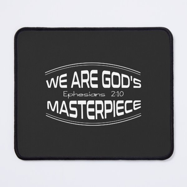 Item preview, Christian Bible Verse - We are God's Masterpiece Ephesians 2:10 designed and sold by simplydesignart.