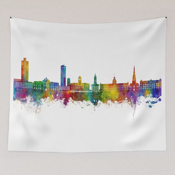 Item preview, Karlsruhe Germany Skyline designed and sold by ArtPrints.