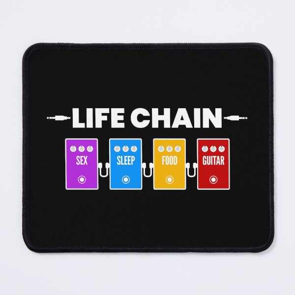 Item preview, Inspirational Guitar Player Pedal Board - Life Chain Gift designed and sold by dibeja.
