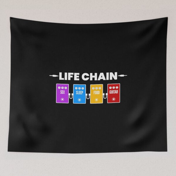 Item preview, Inspirational Guitar Player Pedal Board - Life Chain Gift designed and sold by dibeja.