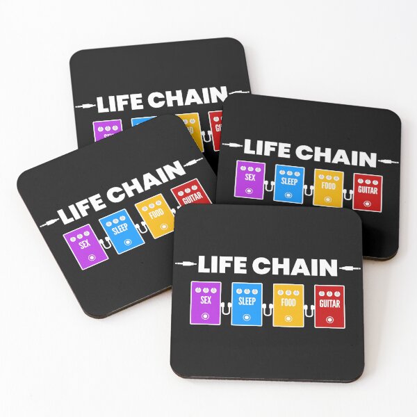 Item preview, Inspirational Guitar Player Pedal Board - Life Chain Gift designed and sold by dibeja.