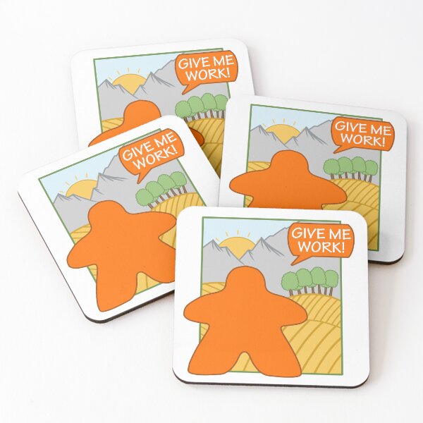 Item preview, Orange Nerdy Board Gamer Meeple designed and sold by Milizabeth.