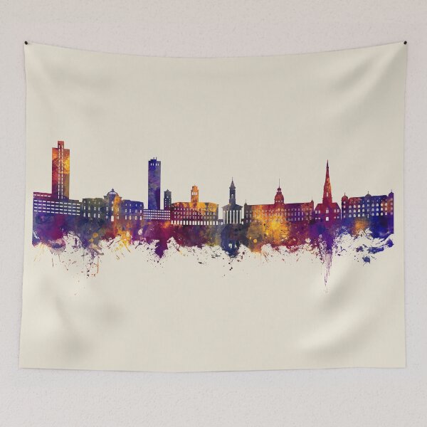 Item preview, Karlsruhe Germany Skyline designed and sold by ArtPrints.