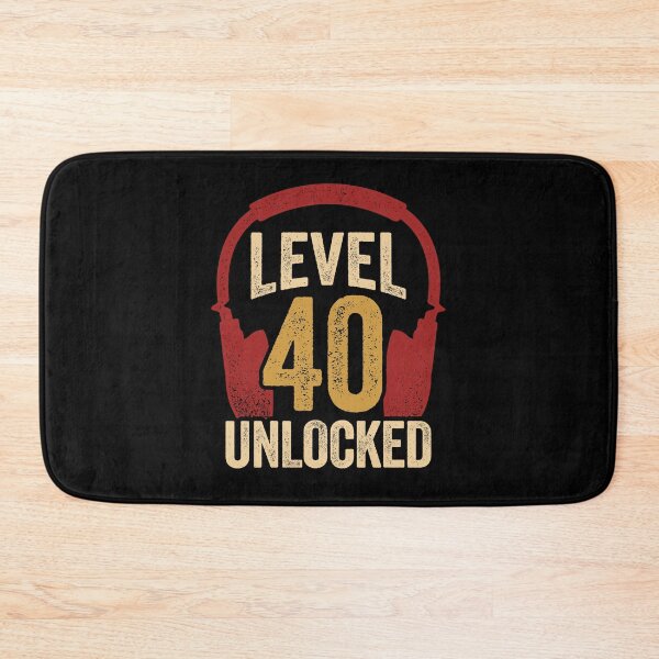 Item preview, Level 40 Unlocked Video Gaming Gamer Birthday Gift designed and sold by Marcid95.