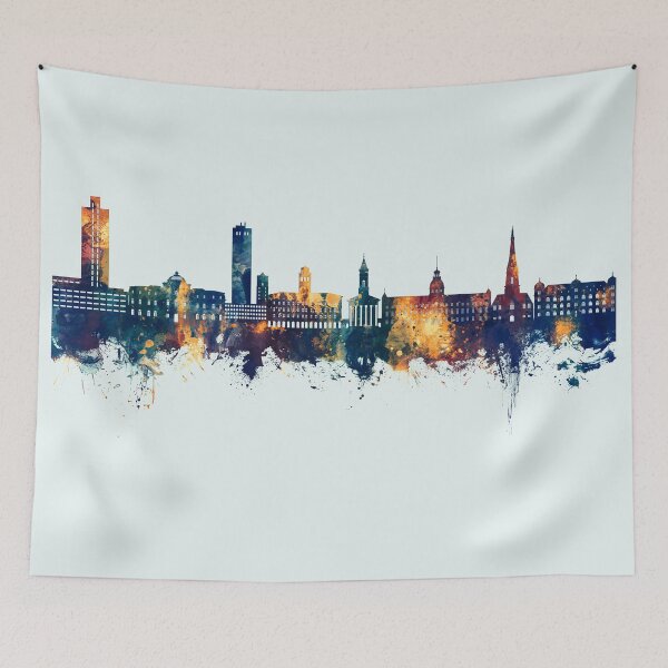 Item preview, Karlsruhe Germany Skyline designed and sold by ArtPrints.