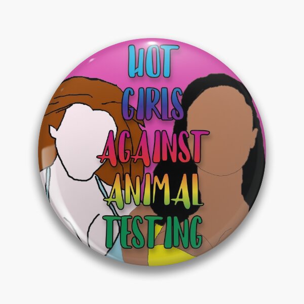 Item preview, Hot Girls Against Animal Testing designed and sold by RevolutionInPaint.