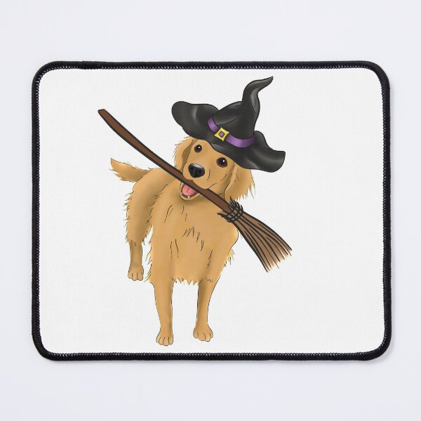 Item preview, Witch Golden Retriever Dog Halloween, Cut Witch Dog Costume designed and sold by ElysianCreation.