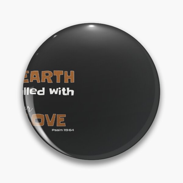 Item preview, Christian Bible Verse - The Earth is Filled with Your Love - Psalm 119:64 designed and sold by simplydesignart.