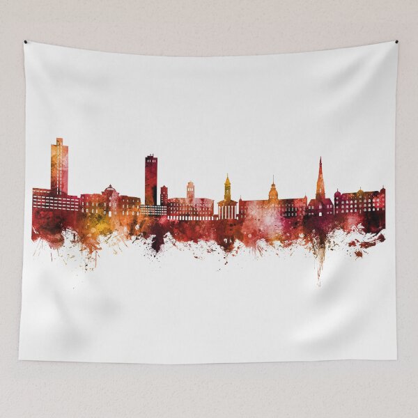 Item preview, Karlsruhe Germany Skyline designed and sold by ArtPrints.